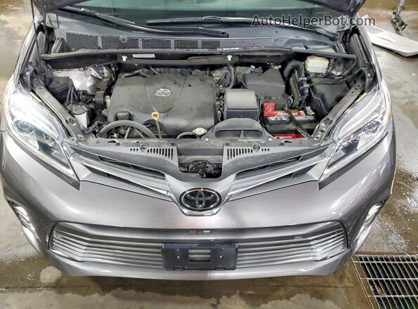 5TDDZ3DC3LS248693 2020 TOYOTA SIENNA Gray ძრავის განყოფილების ხედი