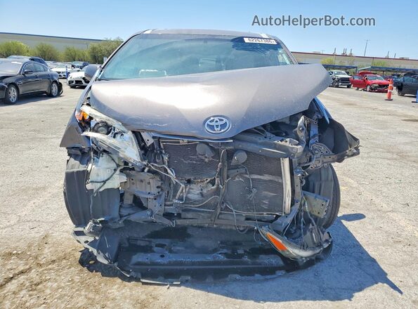 5TDDZ3DC4HS172019 2017 TOYOTA SIENNA Gray წინა ხედი