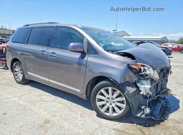 5TDDZ3DC4HS172019 2017 TOYOTA SIENNA Gray წინა მარჯვენა