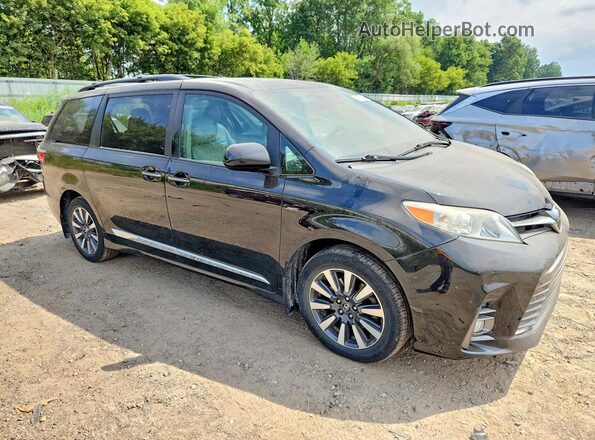 5TDDZ3DC4JS189702 2018 TOYOTA SIENNA Black წინა მარჯვენა