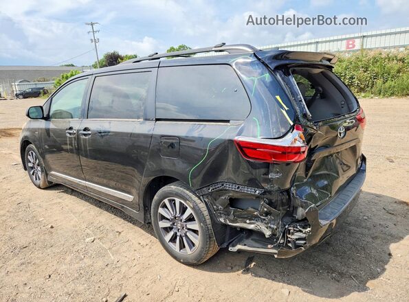 5TDDZ3DC4JS189702 2018 TOYOTA SIENNA Black უკანა მარცხენა