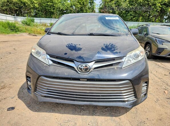 5TDDZ3DC4JS189702 2018 TOYOTA SIENNA Black წინა ხედი