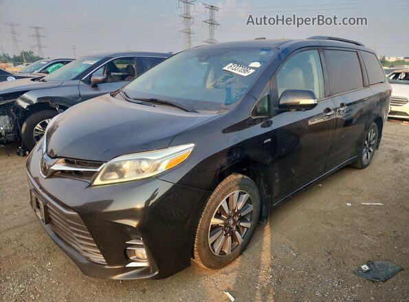 5TDDZ3DC5KS211577 2019 TOYOTA SIENNA Black Rear left