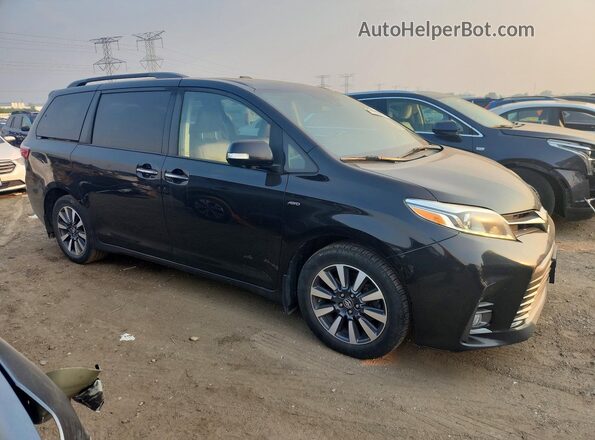 5TDDZ3DC5KS211577 2019 TOYOTA SIENNA Black Front view
