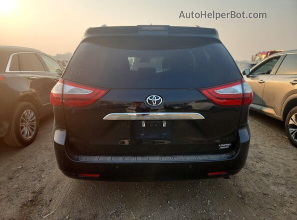 5TDDZ3DC5KS211577 2019 TOYOTA SIENNA Black Front interior view