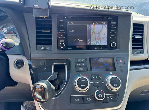 5TDDZ3DC5KS220439 2019 TOYOTA SIENNA White VIN კოდის სტიკერის ხედი