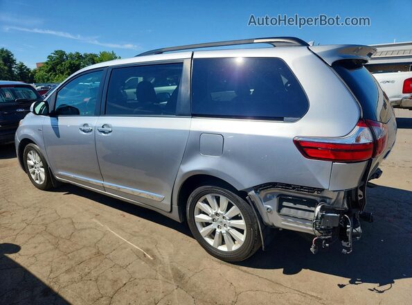 5TDDZ3DC7HS167557 2017 TOYOTA SIENNA Silver Задня ліва чверть