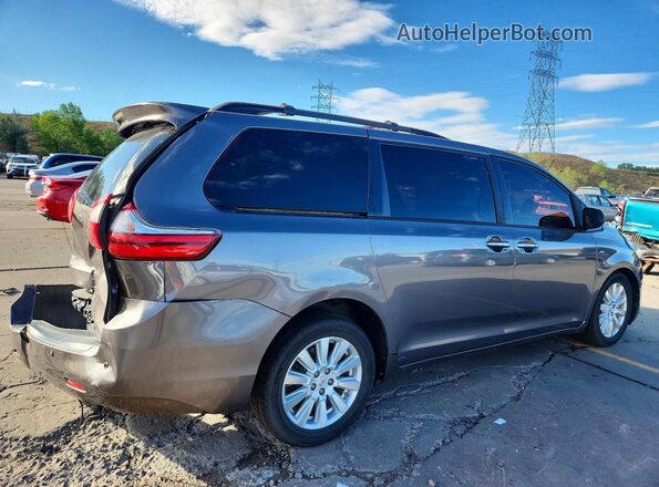 5TDDZ3DC7HS182897 2017 TOYOTA SIENNA Gray Հետևի աջ