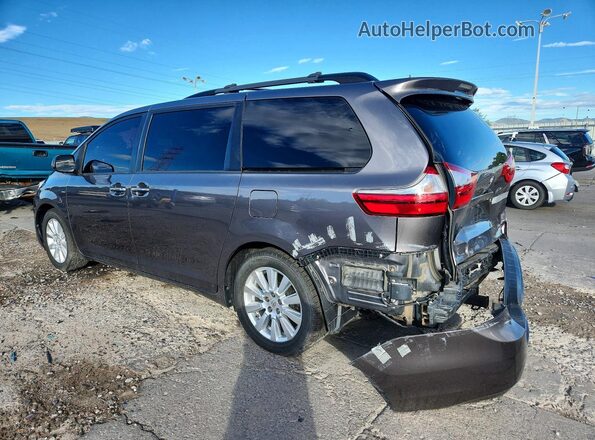 5TDDZ3DC7HS182897 2017 TOYOTA SIENNA Gray Հետևի ձախ