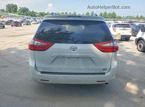 5TDDZ3DC8HS174422 2017 TOYOTA SIENNA White Вид ззаду