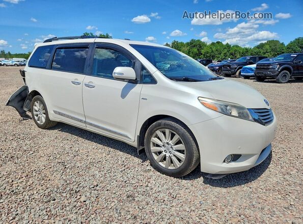 5TDDZ3DC9HS156334 2017 TOYOTA SIENNA White Передня права чверть