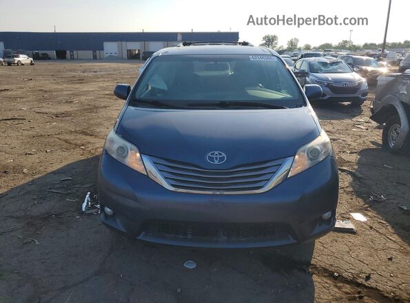 5TDDZ3DC9HS158813 2017 TOYOTA SIENNA Синий Вид спереди