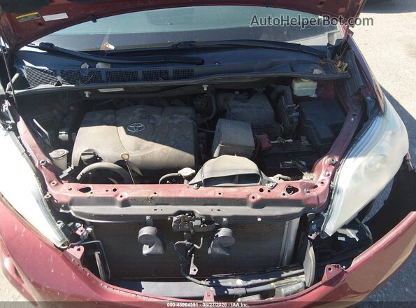 5TDDZ3DCXHS151868 2017 TOYOTA SIENNA Красный Вид сзади