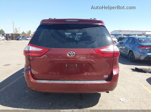 5TDDZ3DCXHS151868 2017 TOYOTA SIENNA Красный 