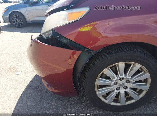 5TDDZ3DCXHS151868 2017 TOYOTA SIENNA Красный 