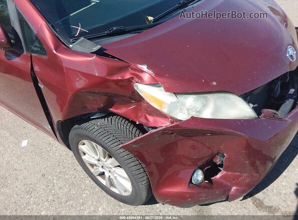 5TDDZ3DCXHS151868 2017 TOYOTA SIENNA Красный 