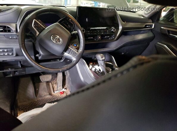 5TDDZRBH1LS018393 2020 TOYOTA HIGHLANDER Gray Dashboard view
