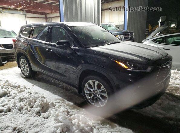 5TDDZRBH1LS037879 2020 TOYOTA HIGHLANDER Black Առջևի աջ