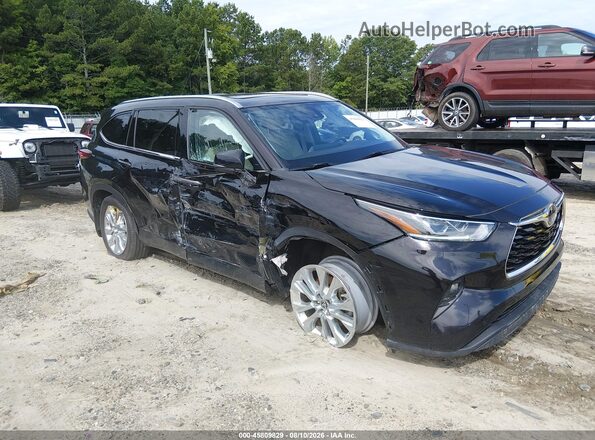 5TDDZRBH2LS011971 2020 TOYOTA HIGHLANDER Black Widok z przodu