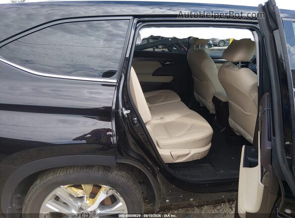 5TDDZRBH2LS011971 2020 TOYOTA HIGHLANDER Black Widok naklejki z numerem VIN