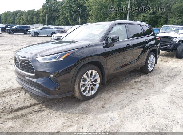 5TDDZRBH2LS011971 2020 TOYOTA HIGHLANDER Black Przód lewy