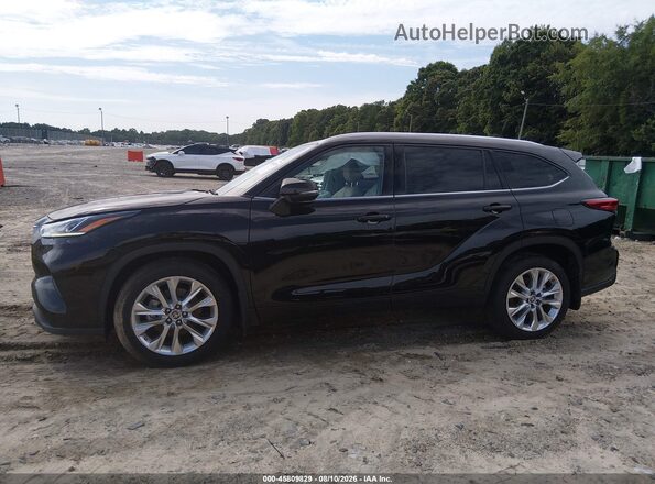 5TDDZRBH2LS011971 2020 TOYOTA HIGHLANDER Black Widok wnętrza 360 stopni