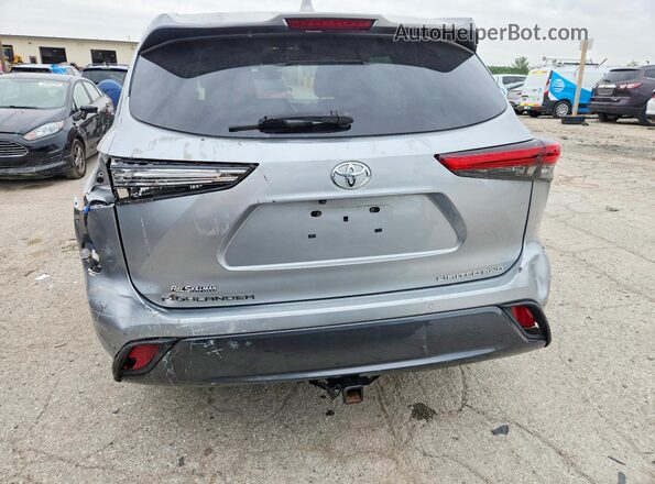 5TDDZRBH3LS055610 2020 TOYOTA HIGHLANDER Gray უკანა ხედი
