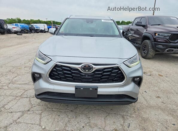 5TDDZRBH3LS055610 2020 TOYOTA HIGHLANDER Gray წინა ხედი