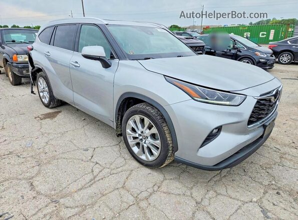 5TDDZRBH3LS055610 2020 TOYOTA HIGHLANDER Gray წინა მარჯვენა