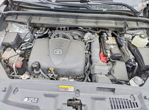 5TDDZRBH3LS055610 2020 TOYOTA HIGHLANDER Gray ძრავის განყოფილების ხედი