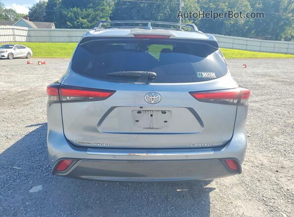 5TDDZRBH3MS068519 2021 TOYOTA HIGHLANDER Silver Հետևի տեսք