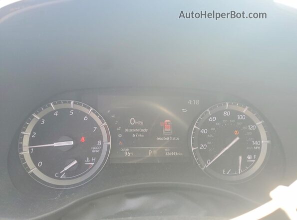 5TDDZRBH3MS068519 2021 TOYOTA HIGHLANDER Silver Սարքավորումների վահանակի տեսք