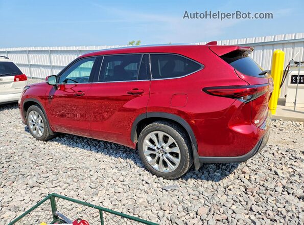 5TDDZRBH5LS020258 2020 TOYOTA HIGHLANDER Red Հետևի ձախ