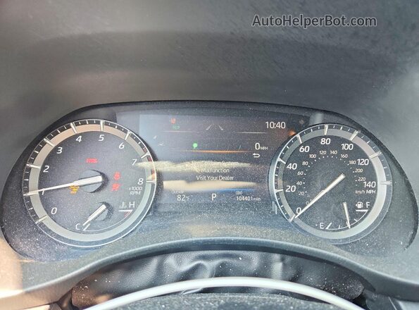 5TDDZRBH5LS020258 2020 TOYOTA HIGHLANDER Red Սարքավորումների վահանակի տեսք