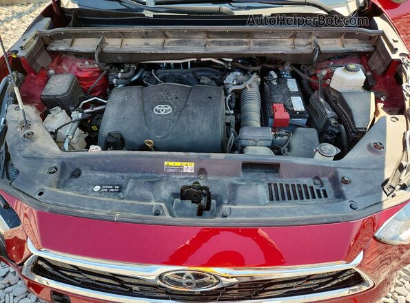 5TDDZRBH5LS020258 2020 TOYOTA HIGHLANDER Red Շարժիչի բաժամունքի տեսք