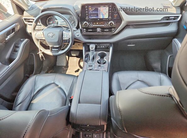 5TDDZRBH5LS020258 2020 TOYOTA HIGHLANDER Red Առջևի վահանակի տեսք