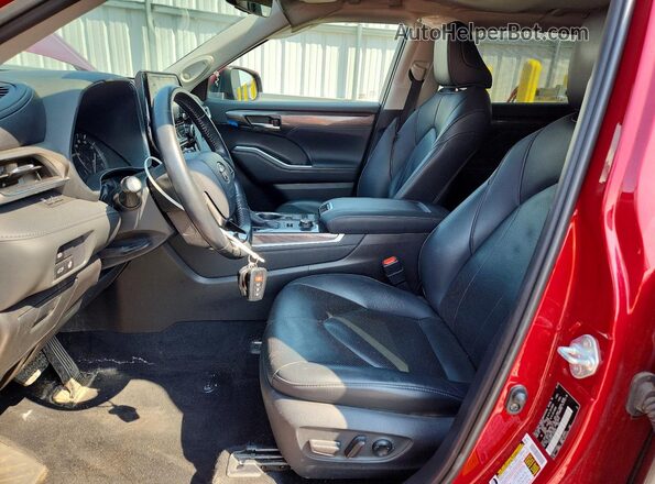 5TDDZRBH5LS020258 2020 TOYOTA HIGHLANDER Red Սալոնի դիմացի տեսք