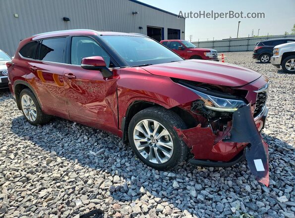 5TDDZRBH5LS020258 2020 TOYOTA HIGHLANDER Red Առջևի աջ