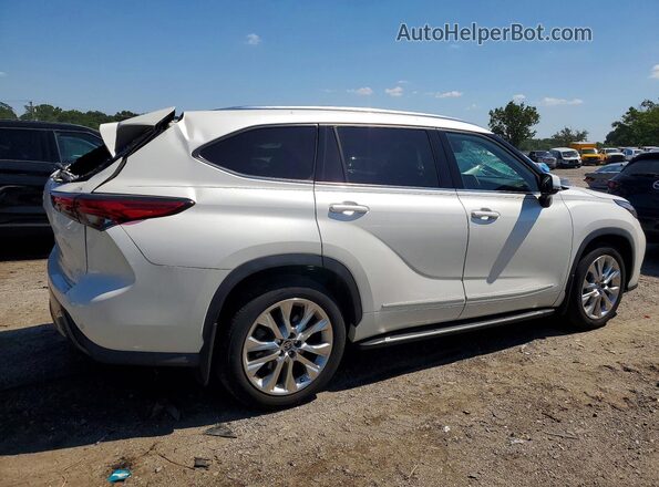 5TDDZRBH5MS526447 2021 TOYOTA HIGHLANDER White უკანა მარჯვენა