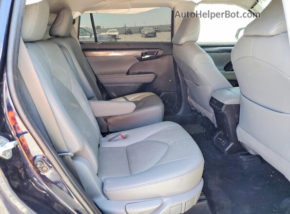 5TDDZRBH8LS047969 2020 TOYOTA HIGHLANDER Blue Vista interior trasera