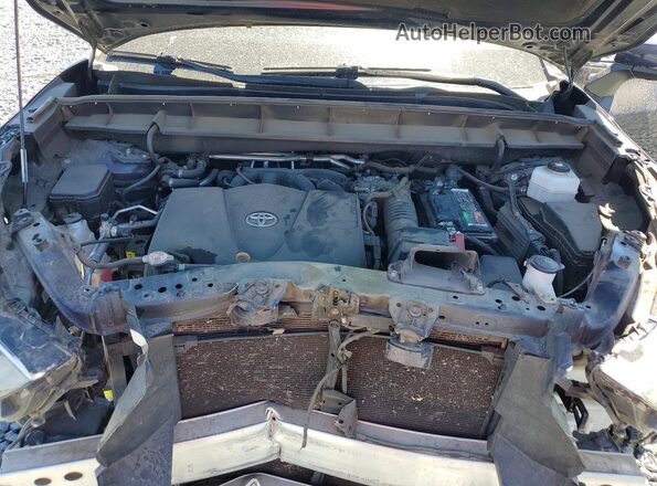 5TDDZRBH8LS047969 2020 TOYOTA HIGHLANDER Blue Vista del compartimento del motor