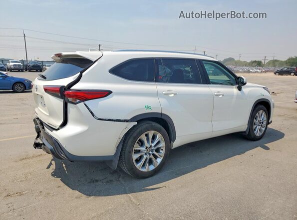 5TDDZRBH9MS084594 2021 TOYOTA HIGHLANDER White Trasero derecho