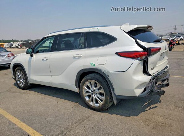 5TDDZRBH9MS084594 2021 TOYOTA HIGHLANDER White Trasero izquierdo