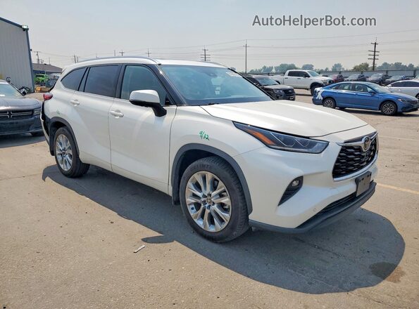5TDDZRBH9MS084594 2021 TOYOTA HIGHLANDER White Delantero derecho