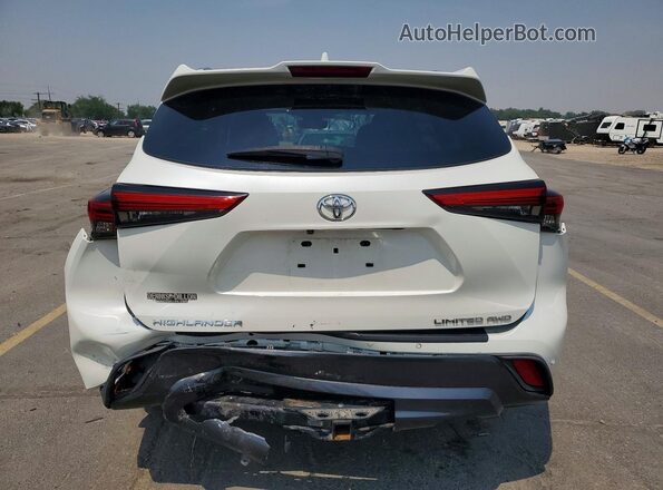 5TDDZRBH9MS084594 2021 TOYOTA HIGHLANDER White Vista trasera