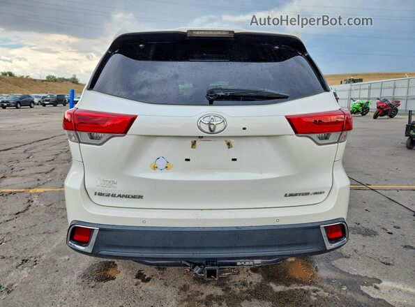 5TDDZRFH0HS403588 2017 TOYOTA HIGHLANDER Белый Вид сзади