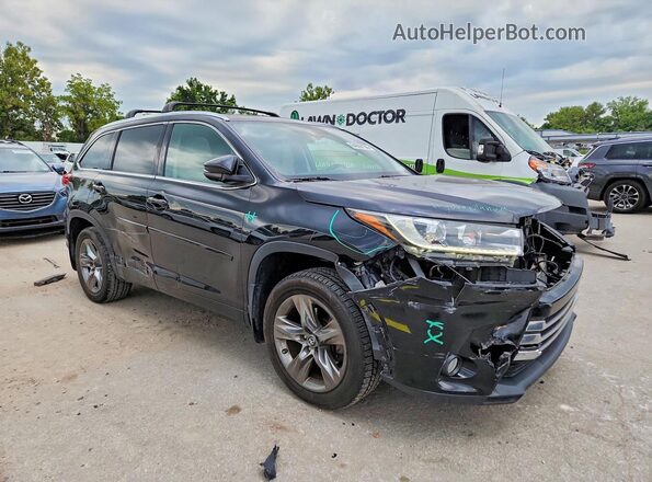 5TDDZRFH0HS405129 2017 TOYOTA HIGHLANDER Black წინა მარჯვენა