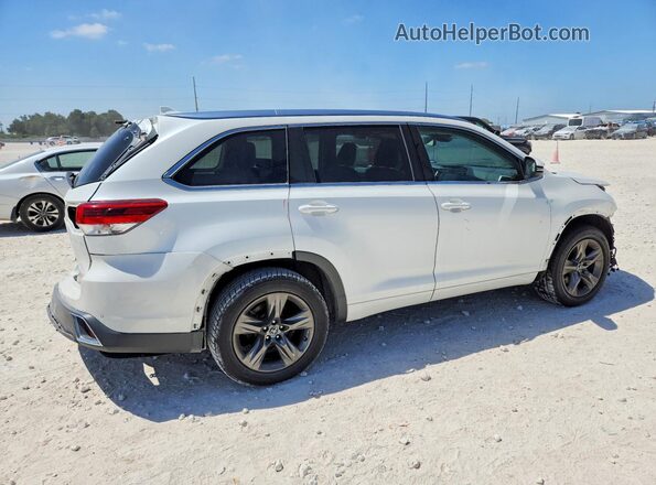 5TDDZRFH0HS412582 2017 TOYOTA HIGHLANDER White უკანა მარჯვენა