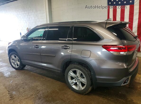5TDDZRFH0KS980788 2019 TOYOTA HIGHLANDER Charcoal Tył lewy