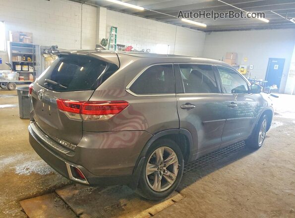 5TDDZRFH0KS980788 2019 TOYOTA HIGHLANDER Charcoal Tył prawy